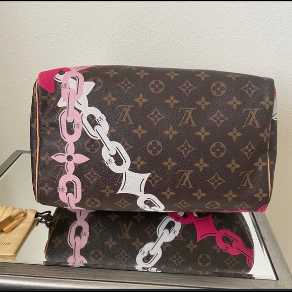 Louis Vuitton monogram Bay 30 speedy - Picture 6 of 15